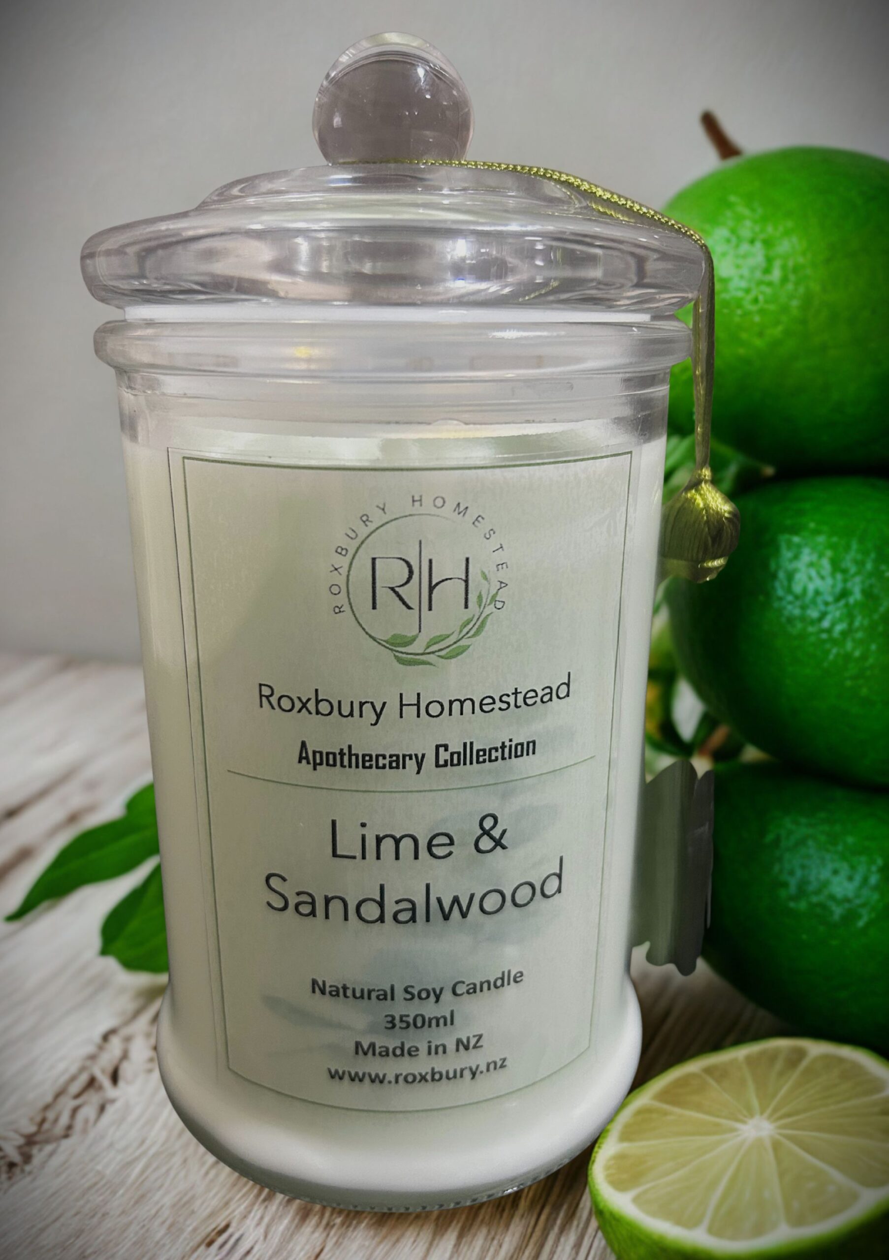 apothecary collection lime & sandalwood