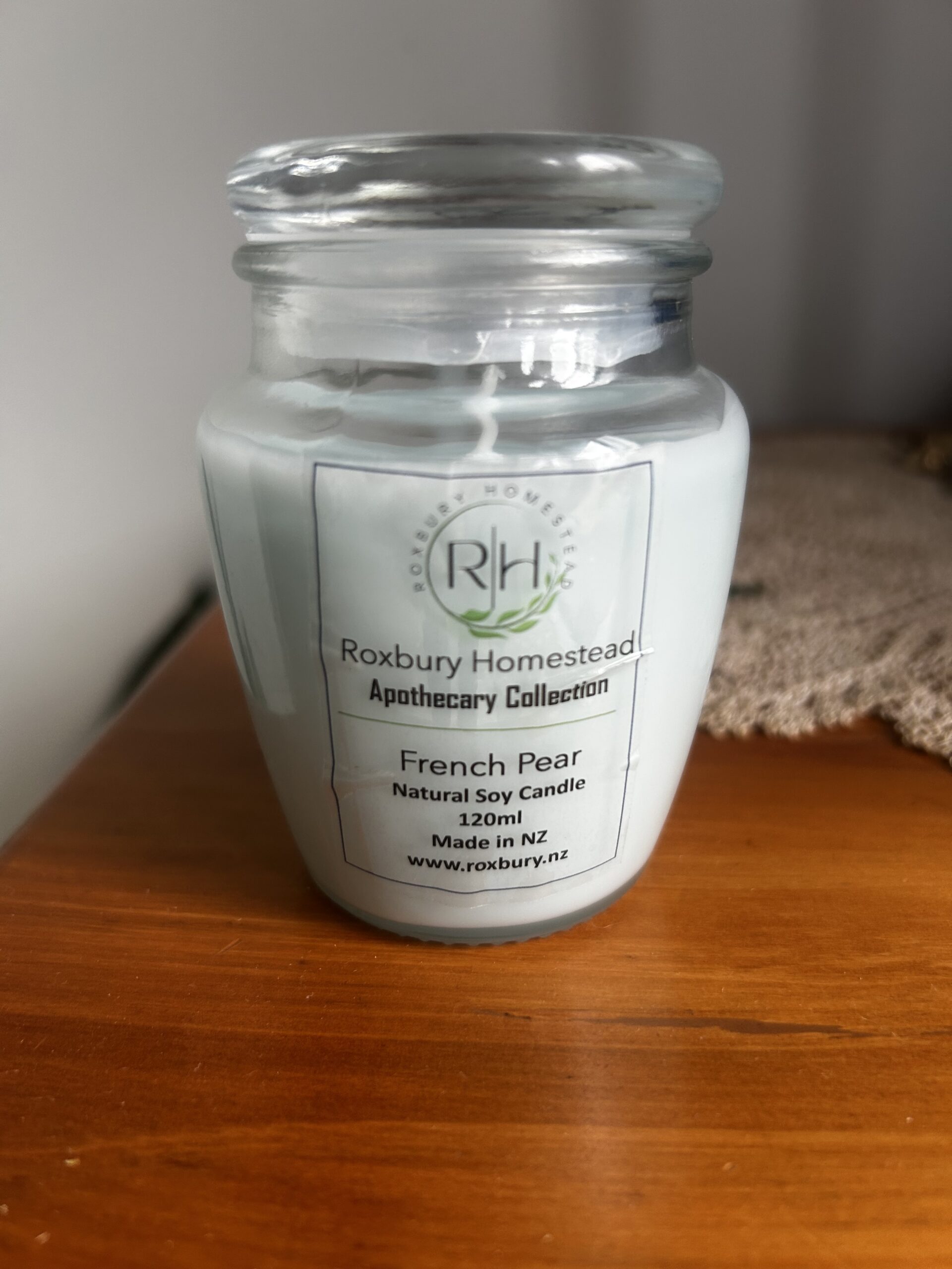 apothecary collection sml candle french pear