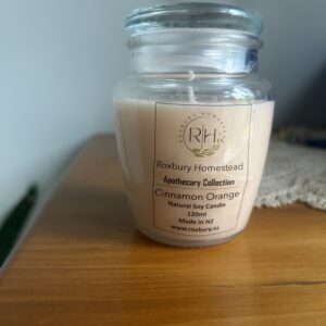 apothecary collection sml candle cinnamon & orange