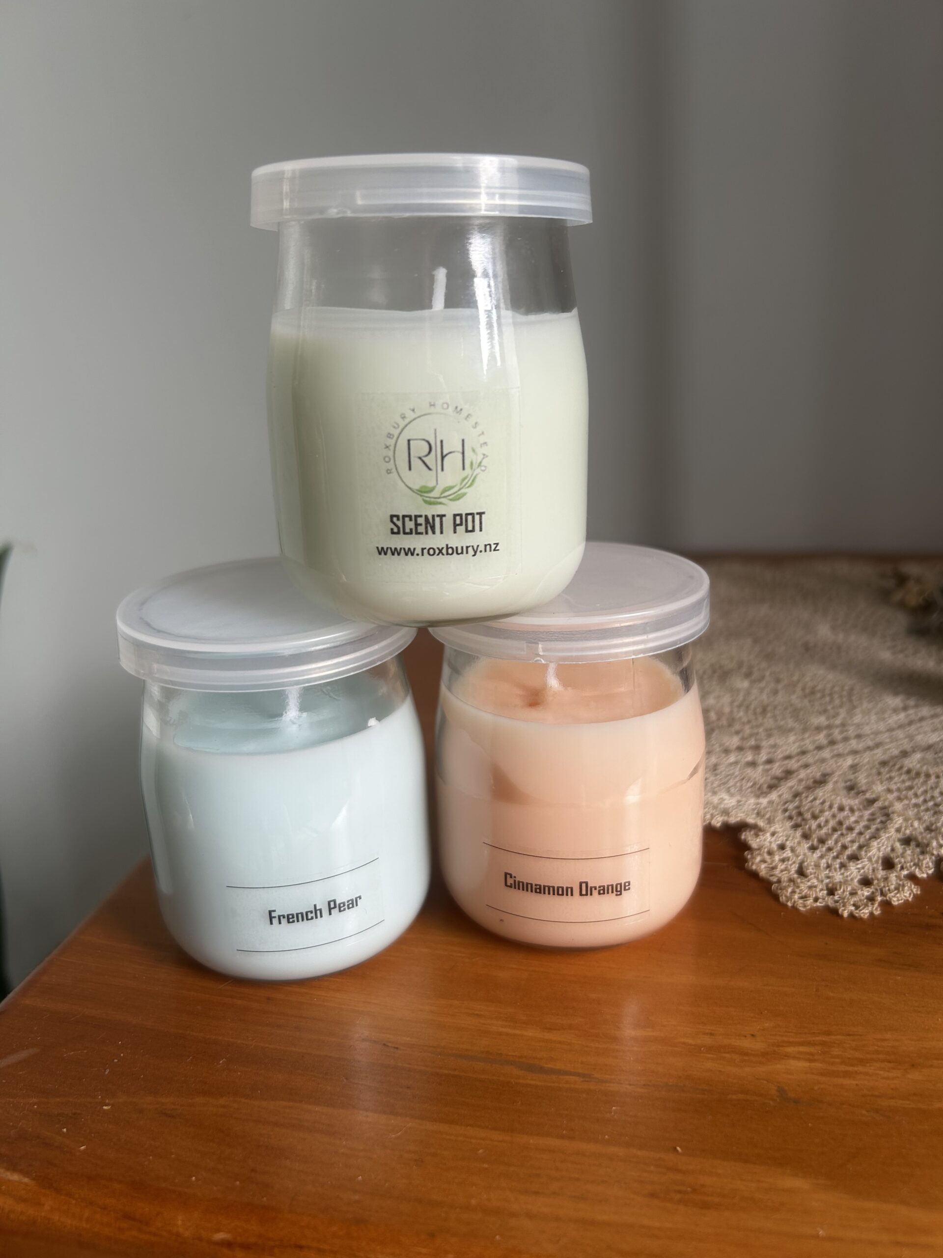 scent pot set of three