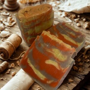 medium soap bar sanskrit sunset